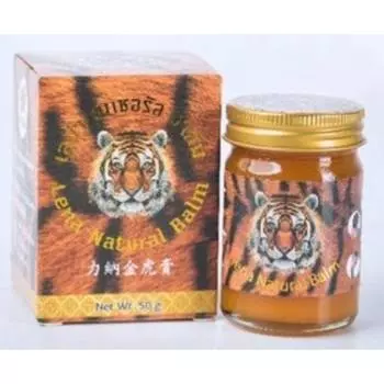 Травяной бальзам Tiger Lena, натуральный теплый массаж, облегчение боли в мышцах, 50 г x1