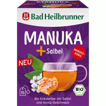 Травяной чай Bad Heilbrunner Manuka & Sage 15 упаковок по 30 г