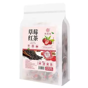 Травяной чай Черный черный клубника 150г