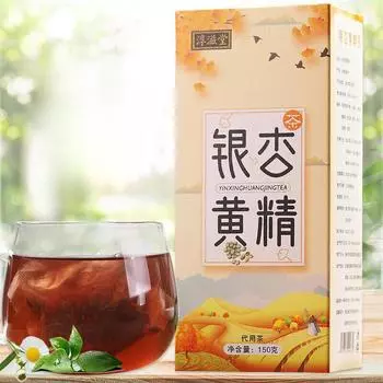 Травяной чай Chunzitang Ginkgo Biloba & Huangjing для здоровья и благополучия