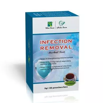 Травяной чай для устранения инфекции, жара, очищение и противовирусное действие 3 г*20 пакетиков/коробка 3g*20 Bags/Box