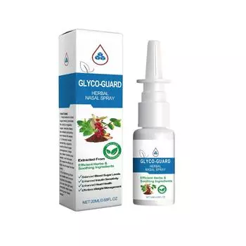 Травяной назальный спрей Назальный спрей Уровень сахара в крови Гладкое дыхание Уход за здоровьем Циркуляция20 мл белый