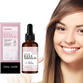 Травяной ополаскиватель для полости рта для мягкого очищения зубов, удаления пятен и запахов, ежедневный уход, ополаскиватель для полости рта 30 мл розовый