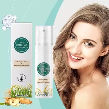 Травяной спрей для роста волос активирует волосяные фолликулы, предотвращая выпадение и ломкость волос. Добавьте рисовую воду и алоэ вера, 60 мл. белый