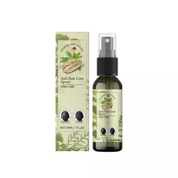 Травяной спрей для роста волос Активизирует волосяные фолликулы Уменьшает выпадение и ломкость волос Улучшает качество волос Питает волосы и способствует росту волос30 мл зелёный
