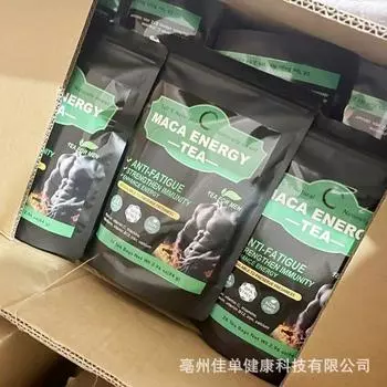 Травяной улучшенный ботанический чай в пакетиках Мака энергетический чай для мужчин 40 г