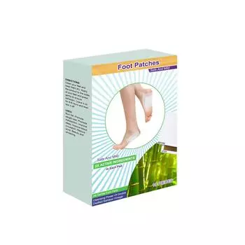 Травяные пластыри для ног, Ежедневный уход за ногами, Питание стоп, Шарики для ванночек для тела и ног 10 ШТУК One Size зелёный