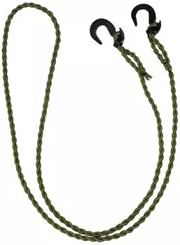 TRC7090 Twisted Rubber Band for Outdoor Camping Carry Khaki [Siffle] Cart, 2m,