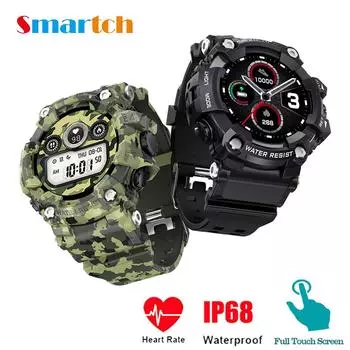 Trdt6 Smart Watch, водонепроницаемый Ip67 с длительным временем ожидания, T6 Smart Wristwatch, Heart Rate Blood Pressure Outdoor Men Sports, smartwatch