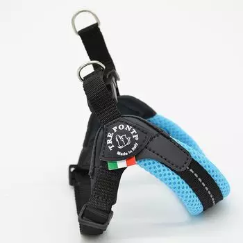 TRE PONTI Fibbia регулируемая МЯГКАЯ СЕТКА ПАСТЕЛЬ Tre Ponti Fibbia регулируемая мягкая сетка пастель ltx349f3 Сделано в Италии Шлейка Регулируемый размер Море (Размер 3, морской синий