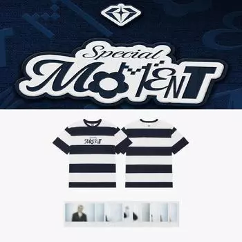 TREASURE 2025 Фан-концерт SPECIAL MOMENT Полосатая футболка M size