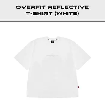 TREASURE REBOOT Overfit Светоотражающая футболка Белый M size