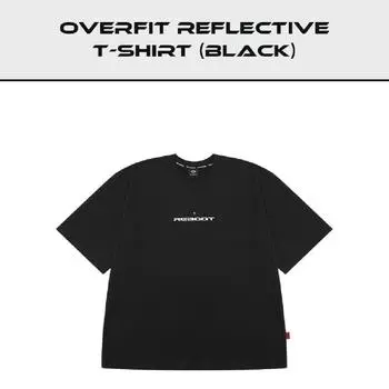 TREASURE REBOOT Overfit Светоотражающая футболка Черный M size