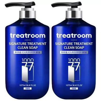 Treat Room Signature большой емкости очищающее мыло с ароматом, 1,077 л, 2 шт.