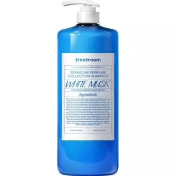 Treat Room Signature Perfume Collection Large Capacity Shampoo White Musk Scent 1600ml 1 x 1.6L