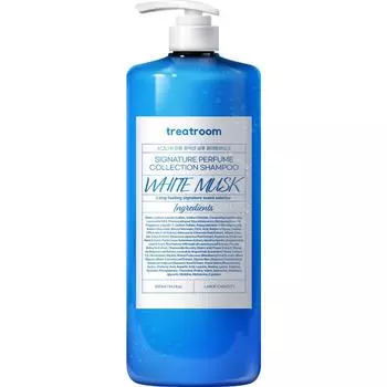 Treat Room Signature Perfume Collection Large Capacity Shampoo White Musk Fragrance, 1600ml, 1 unit