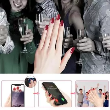 Требуется многофункциональный чип NFC, бесплатные насадки для ногтей, умные умные наклейки для ногтей, самооборона