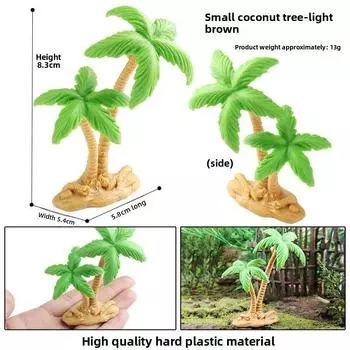 Tree Coconut Sand Table Architectural Tree Model For Desk Miniature Scene Decor