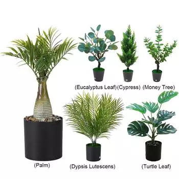 Tree Night Lamp USB Plug Tree Potted Night Light Warm Light for Home Living Room C