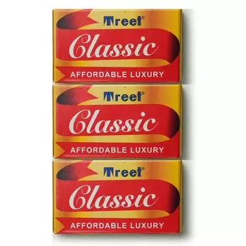 Treet CLASSIC Treat Classic CARBON STEEL DOUBLE EDGE BLADE Double Edge Replacement Blade Set of 30 Single Blade Razor Replacement Blade Made in