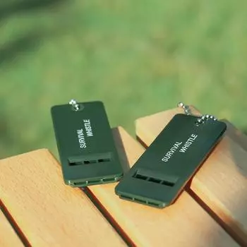 Трехчастотный свисток для выживания на открытом воздухе, спасательный свисток, аварийный свисток, высокочастотный свисток для оказания помощи при землетрясениях