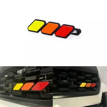 Трехцветная эмблема на решетку радиатора для 2018-2021 Toyota Tacoma TRD 4Runner Tundra