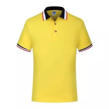 Трехцветная футболка с лацканами FYSM 528 S