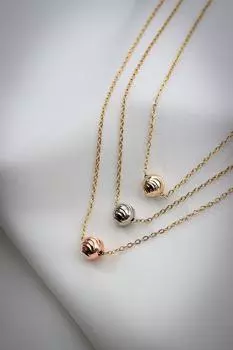 Трехцветное колье Dorica Ball