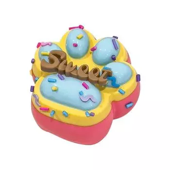 Трехцветные радужные кошачьи коготки Pinch Cat Claws Новая уникальная декомпрессионная игрушка Грязевой липкий мешок One Size