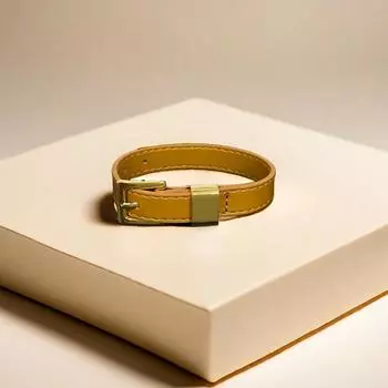 Трехцветный браслет из коровьей кожи элегантный и модный официальный сайт без химических опасностей Браслет