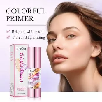 Трехцветный радужный крем-изоляционный крем, деликатный осветляющий и восстанавливающий консилер, освежающий и стойкий увлажняющий водостойкий праймер для контроля жирности кожи