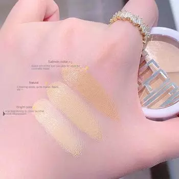 Трехцветный водостойкий консилер закрывает пятна на лице, следы от прыщей, темные круги, натуральный осветляющий тональный крем для контроля жирности, стойкий макияж