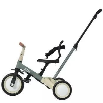 Трехколесный велосипед 4 в 1, новый цветной трехколесный велосипед BTM с толкателем, беговой трехколесный велосипед, игрушечный велосипед, игрушка для верховой езды, стильный подарок для малышей в возрасте лет, праздничный подарок