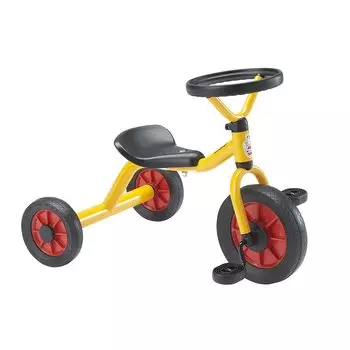 Трехколесный велосипед Bornelund Windsor Pelican с круглой ручкой, желтый, возраст 1,5 года, WI41545 (Винтер)