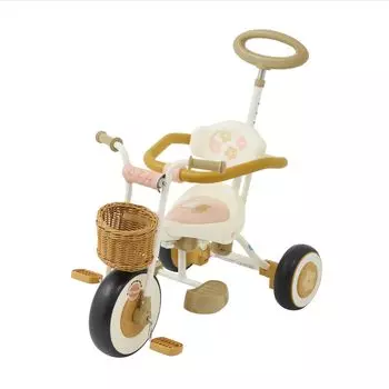 Трехколесный велосипед EC Ides Natural Trike Miffy Melanie включает в себя пропуски безопасности SG для младенцев [официальный ограниченный выпуск] и корзину, стержень, руль, стандарты,