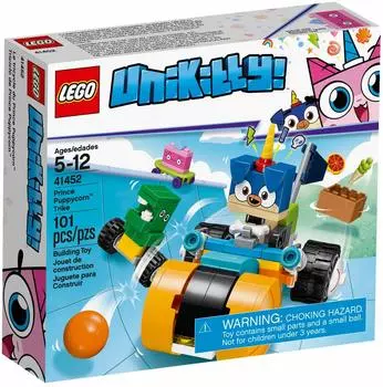 Трехколесный велосипед LEGO Unikitty Prince Puppycorn 41452