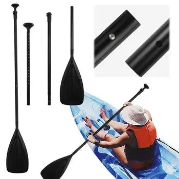 Трехкомпонентное весло для каяка, лодки, регулируемая длина, весла для серфинга на открытом воздухе, весло для серфинга из алюминиевого сплава для водных видов спорта на открытом воздухе