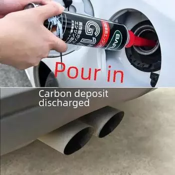 Трехкомпонентный каталитический очиститель Bafu Auto: Удаляйте углеродистые отложения, не повреждая каталитические нейтрализаторы чёрный