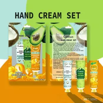 Трехкомпонентный крем для рук с питательным фруктовым экстрактом для увлажнения и увлажнения A#