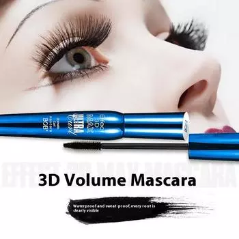 Трехмерная 3D тушь для ресниц Прочная водостойкая нераспускающаяся тушь для ресниц Тонкая густая завитая тушь 8g