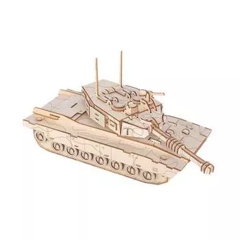 Трехмерная головоломка Woodal Tank M1 Abrams Korea Korea 3d Puzzle