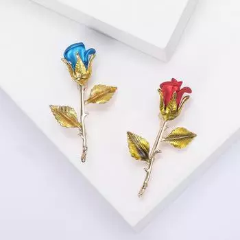 Трехмерная красная роза брошь, высококачественный простой маленький ароматный темпераментный костюм корсаж женская роскошная одежда аксессуары