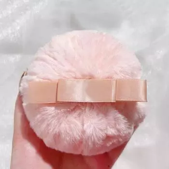 Трехмерная пудра с высоким светом, пудра в форме шара, косметическая пуховка, персиковый палец, пуховка для шеи 1pc