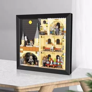 Трехмерная рамка Картина Маленькая частица Гарри Друзья Квартира Строительные блоки Кирпичи Игрушки для детей Подарок