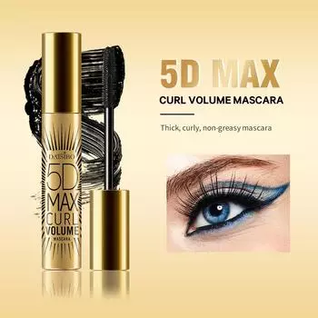 Трехмерная тушь 5D, водонепроницаемая и устойчивая к поту, длинная и густая, не размазывается 10ML