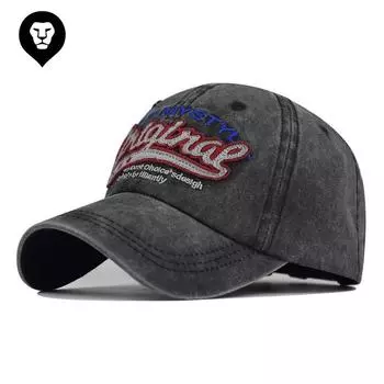 Трехмерная вышивка популярная старая стираная бейсболка популярная кепка с вышивкой крупными буквами бейсболка из чистого хлопка Adjustable