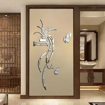 Трехмерные акриловые наклейки на стену для гостиной, спальни, детской комнаты, фона общежития, украшения стен, оформления ресторана