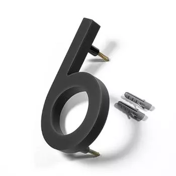 Трехмерные бирки для дома, устойчивость к атмосферным воздействиям, цифровой номер 9