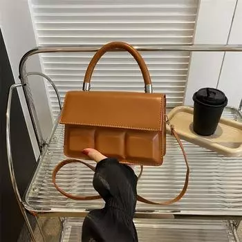 Трехмерные квадратные сумки модная сумка-мессенджер 2024 осень новая женская сумка трехмерная сумка на плечо в виде шоколадного блока маленькая квадратная розовый