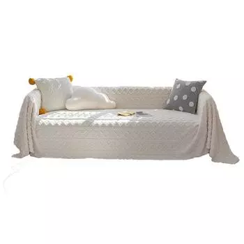 Трехмерный жаккардовый чехол для дивана Craft Velvet Plus Velvet, зимний цельный плюшевый диванный полотенце, утолщенная диванная подушка 180*130cm
